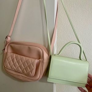 2 crossbody bags